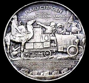MEDAILLES D AFN 225 RAID CITROEN 1922-1923